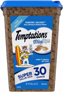 Picture of 2/30 OZ. TEMPTATIONS CAT TREATS - SURFER DELIGHT