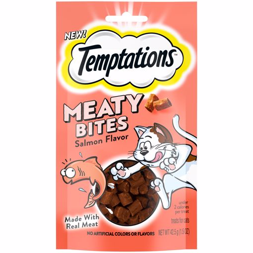 Picture of 7/1.5 OZ. TEMPTATIONS MEATY BITES - SALMON