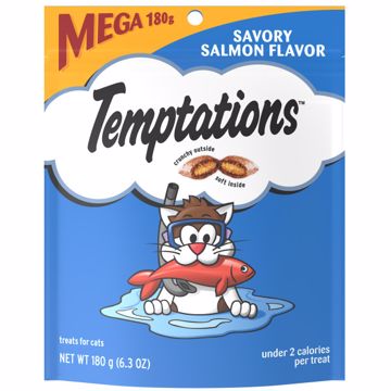 Picture of 10/6.35 OZ. TEMPTATIONS CAT TREAT MEGA BAG - SAVORY SALMON