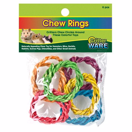 Picture of 6 PC. COLORFUL CHEW RINGS