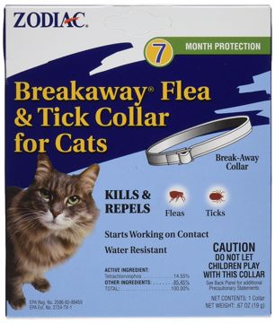 Picture of ZODIAC BREAKAWAY FT COLLAR FOR CATS