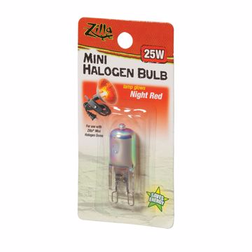 Picture of 25W ZILLA MINI HALOGEN LAMP - RED