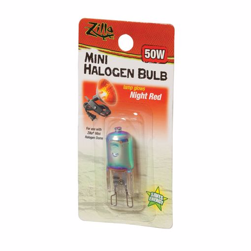 Picture of 50W ZILLA MINI HALOGEN LAMP - RED