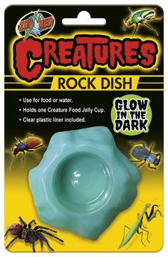 Picture of CREATURES ROCK DISH - GLOW IN THE DARK