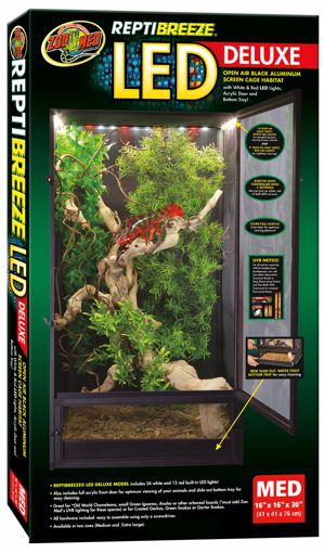 Picture of 16X16X30 IN. REPTI BREEZE LED DELUXE SCREEN CAGE