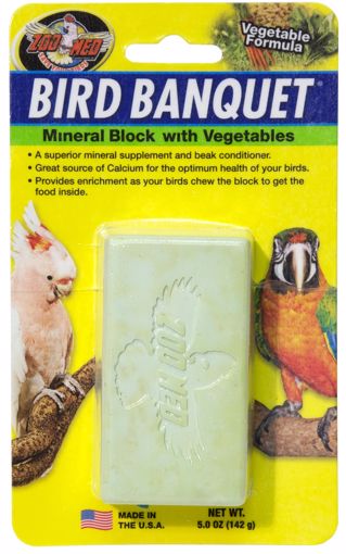 Picture of 5 OZ. BIRD BANQUET- MINERAL BLOCK-VEGGIES