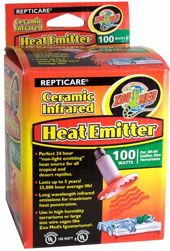 Picture of 100 W. CERAMIC HEAT EMITTER/ 30-40 GAL.