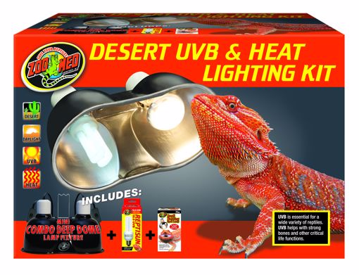 Picture of DESERT UVB  HEAT LIGHTING KIT