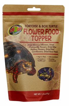 Picture of 1.4 OZ. TORTOISE  BOX TURTLE FLOWER FOOD TOPPER