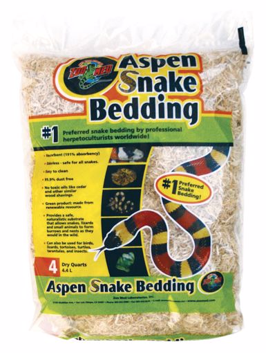 Picture of 4 QT. ASPEN SNAKE BEDDING