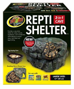 Picture of 12 IN. REPTI SHELTER 3 IN. 1 CAVE -LG.