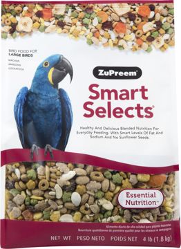 Picture of 4 LB. SMARTSELECTS LG. BIRDS - COCKATOO, AMAZON, MACAW