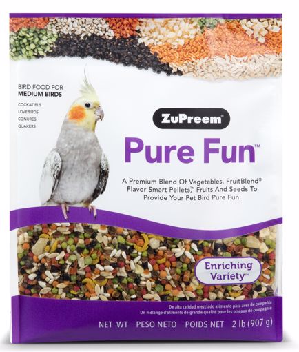 Picture of 2 LB. PURE FUN MED. BIRDS - COCKATIEL, LOVEBIRD, QUAKER