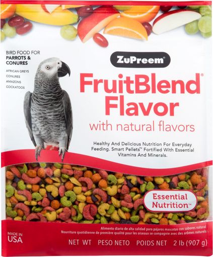 Picture of 2 LB. FRUITBLEND M./L. BIRDS - SM. COCKATOO, AFRICAN GREY