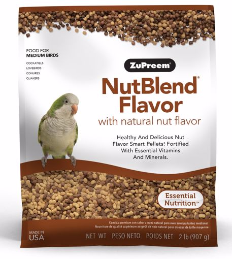 Picture of 2 LB. NUTBLEND MED. BIRDS - COCKATIEL, LOVEBIRD, QUAKER