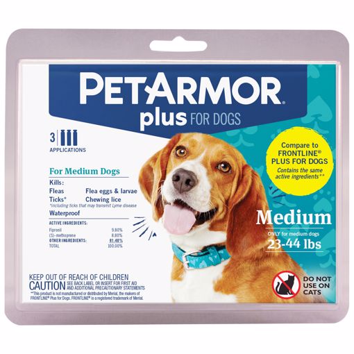 Picture of 3 CT. PET ARMOR PLUS FLEA & TICK TOPICAL DOG 23-42 LB.