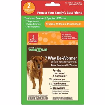 Picture of 2 TAB WORMX PLUS FOR LARGE DOGS