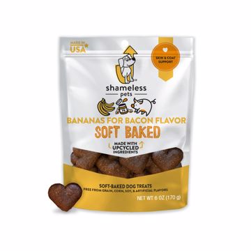 Picture of 6 OZ. SOFT-BAKED DOG TREATS - BANANAS FOR BACON