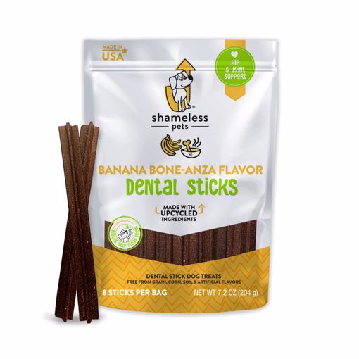 Picture of 7.2 OZ. DENTAL STICK DOG TREATS - BANANA BONE-ANZA