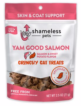 Picture of 2.5 OZ. YAM GOOD SALMON CRUNCHY CAT TREATS