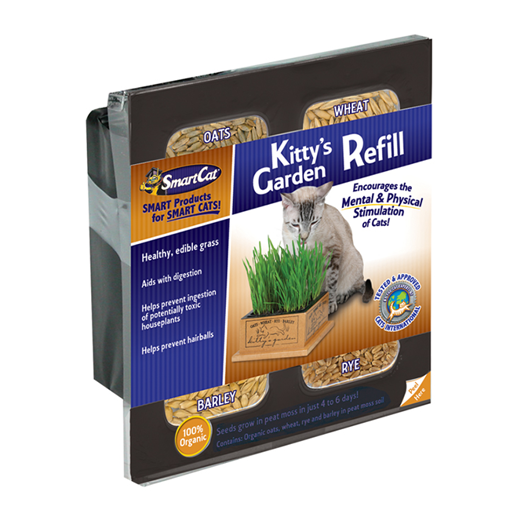 Picture of KITTYS GARDEN CAT GRASS REFILL KIT FOR WOODEN PLANTER