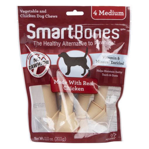 Picture of 4 PK. MEDIUM SMART BONE - CHICKEN