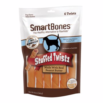 Picture of 6 PK. ARTIFICIAL-FREE STUFFED TWISTZ - PEANUT BUTTER