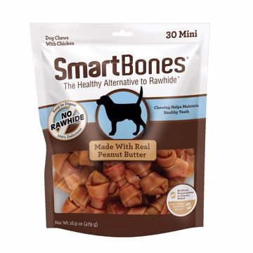 Picture of 30 PK. ARTIFICIAL-FREE MINI BONES - PEANUT BUTTER