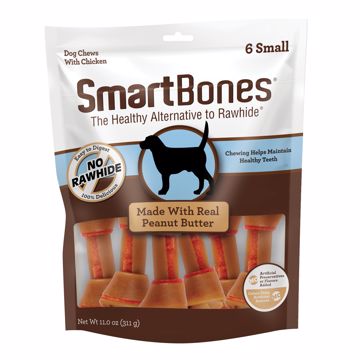 Picture of 6 PK. ARTIFICIAL-FREE SMALL BONE - PEANUT BUTTER