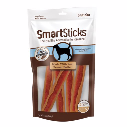 Picture of 5 PK. ARTIFICIAL-FREE SMARTSTICKS - PEANUT BUTTER