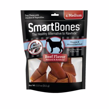 Picture of 4 PK. MEDIUM SMART BONE - BEEF