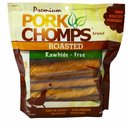 Picture of 15 CT. PORK CHOMPS ROASTED TWISTZ