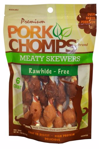 Picture of 6 CT. PORK CHOMPS MEATY SKEWERS