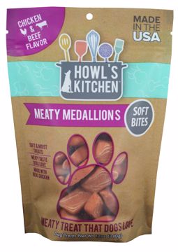 Picture of 12 OZ. HOWLS KITCHEN MEATY MEDALLIONS - BEEF  CHICKEN