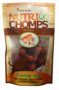 Picture of 8 CT. NUTRI CHOMPS MINI KNOT - CHICKEN