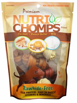 Picture of 9 CT. NUTRI CHOMPS 4 IN. KNOT - ASSORTED