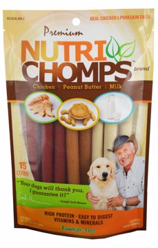 Picture of 15 CT. NUTRI CHOMPS ASSORTED FLAVOR MINI TWIST