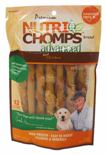 Picture of 12 CT. NUTRICHOMPS ADVANCED CHICKEN - MINI TWIST