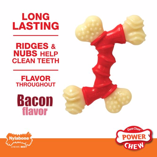 Picture of SOUPER DURA CHEW DOUBLE BONE - BACON