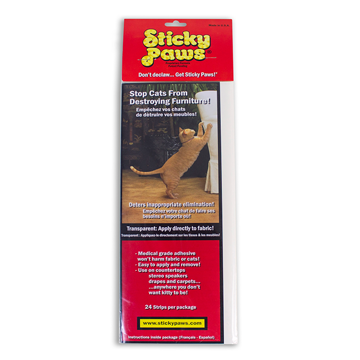 Picture of 24 CT. STICKY PAWS FURNITURE STRIPS