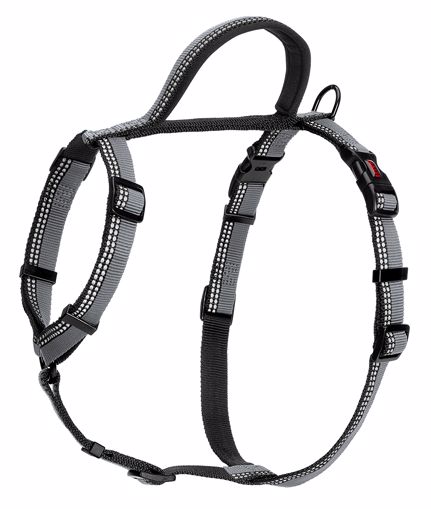 Picture of XS. HALTI WALKING HARNESS BLACK/GREY