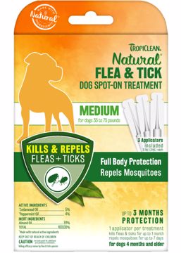 Picture of FLEA & TICK MEDIUM DOG SPOT ON TRMT - 4 PK.