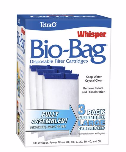 Picture of 3 PK. WHISPER BIO-BAG FILTER - LG.