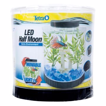 Picture of 1.1 GAL. LED HALF MOON BETTA KIT