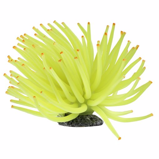 Picture of SM. GLOFISH ORNAMENT - YELLOW ANEMONE