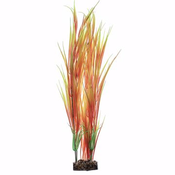 Picture of XL. GLOFISH PLASTIC PLANT -  ORANGE/YELLOW