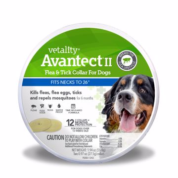 Picture of 2 CT. VETALITY AVANTECT II F&T COLLAR UP TO 26 IN. - DOG