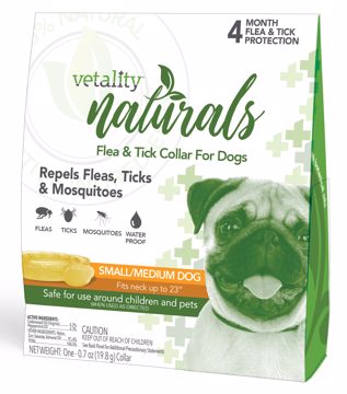 Picture of 1 CT. VETALITY NATURALS F&T COLLAR UP TO 23 IN. - DOG