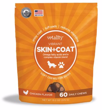 Picture of 60 CT. VETALITY ALLER-IMMUNE SKIN & COAT WELL CHEWS FOR DOGS