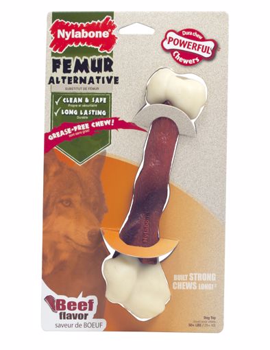 Picture of DURA CHEW ANIMAL PART ALTERNATIVE FEMUR DOG TOY BEEF FLAVOR